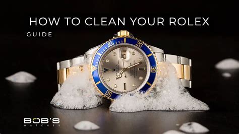 how to clean a Rolex bracelet